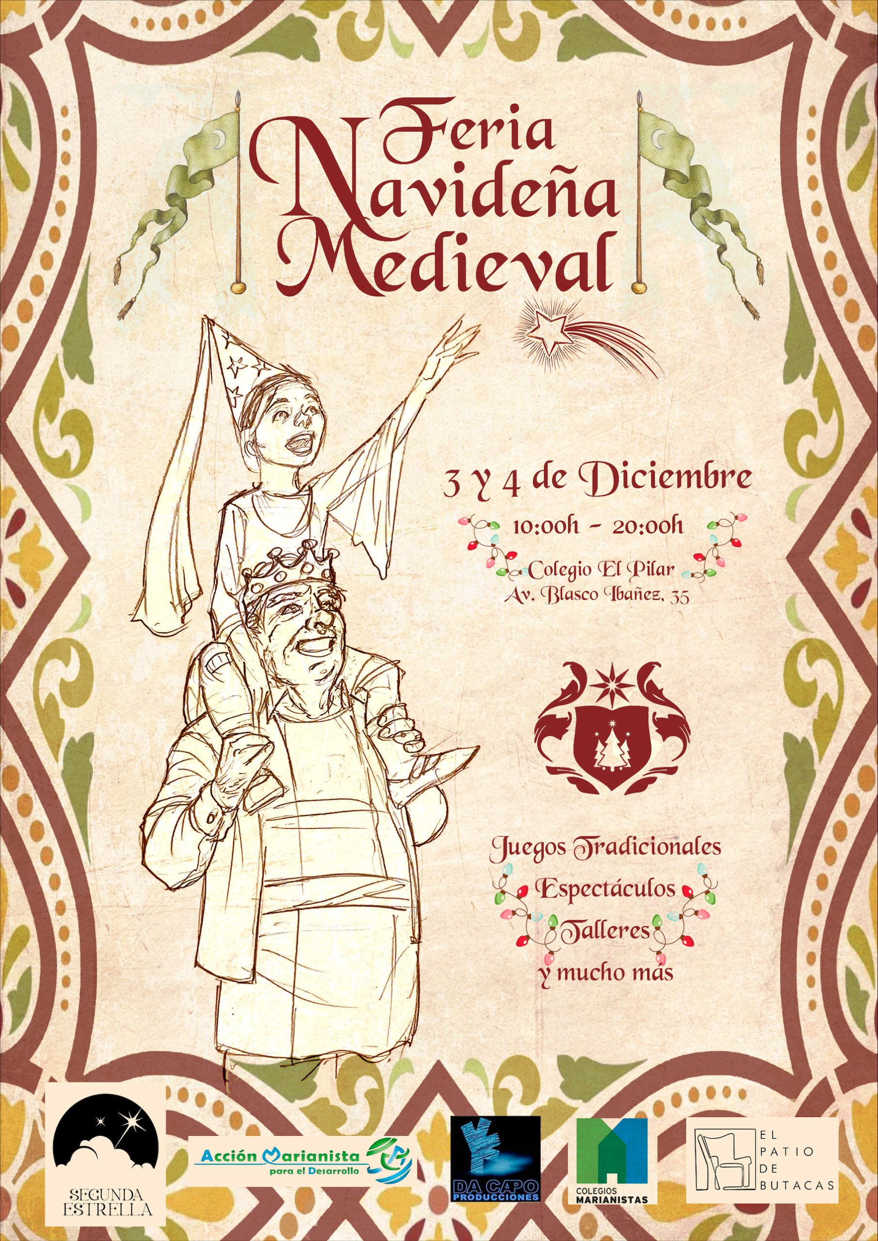 Feria medieval de navidad en El Pilar
